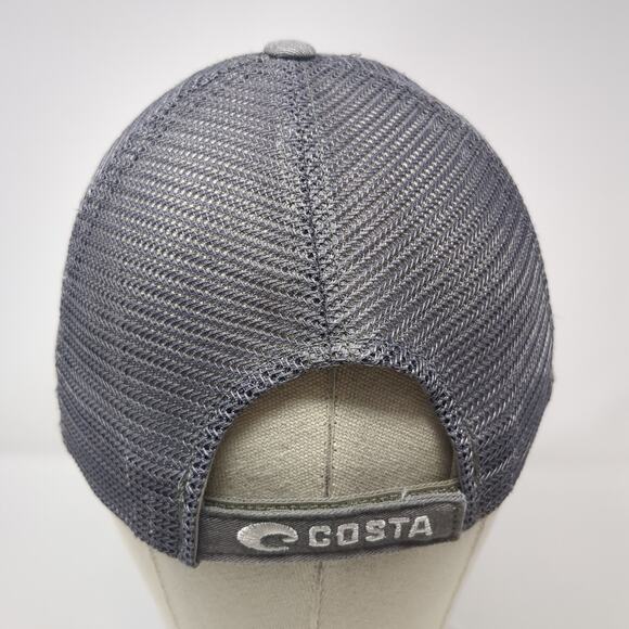 Fly Fishing Film Tour Strapback Trucker Hat Gray One Size Costa Del Mar - Picture 6 of 9